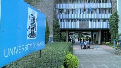 File image of the University of Nairobi (UoN)